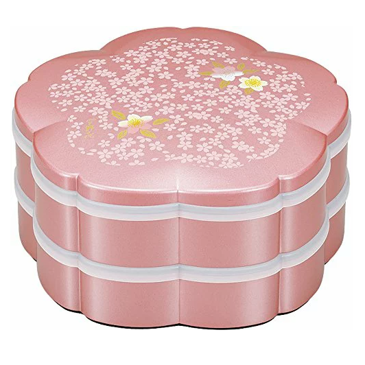 Bento de picnic en flor de cerezo | Rosa elegante