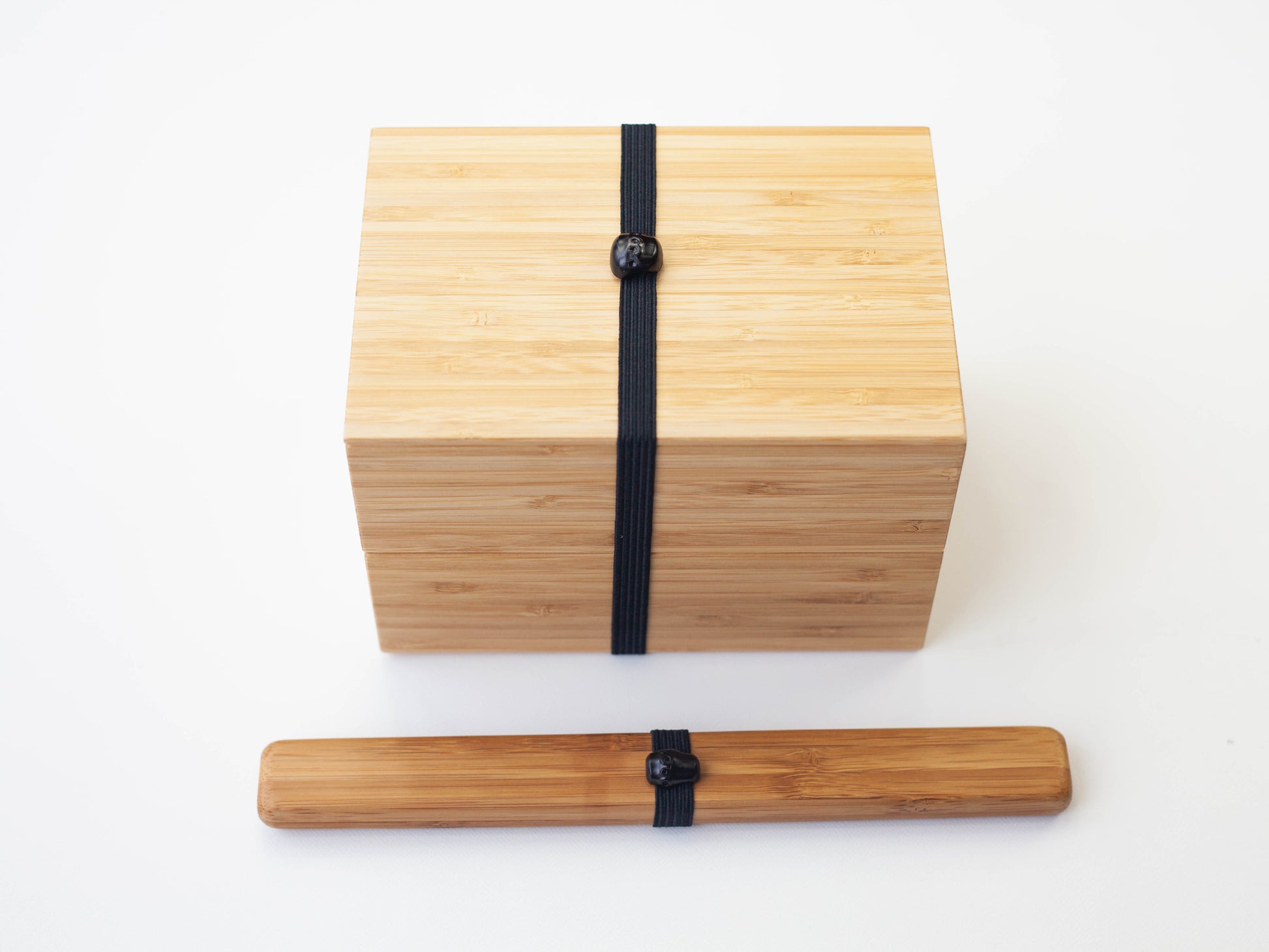 Handmade Take Bako Bento Box | Black Band - Bento&co