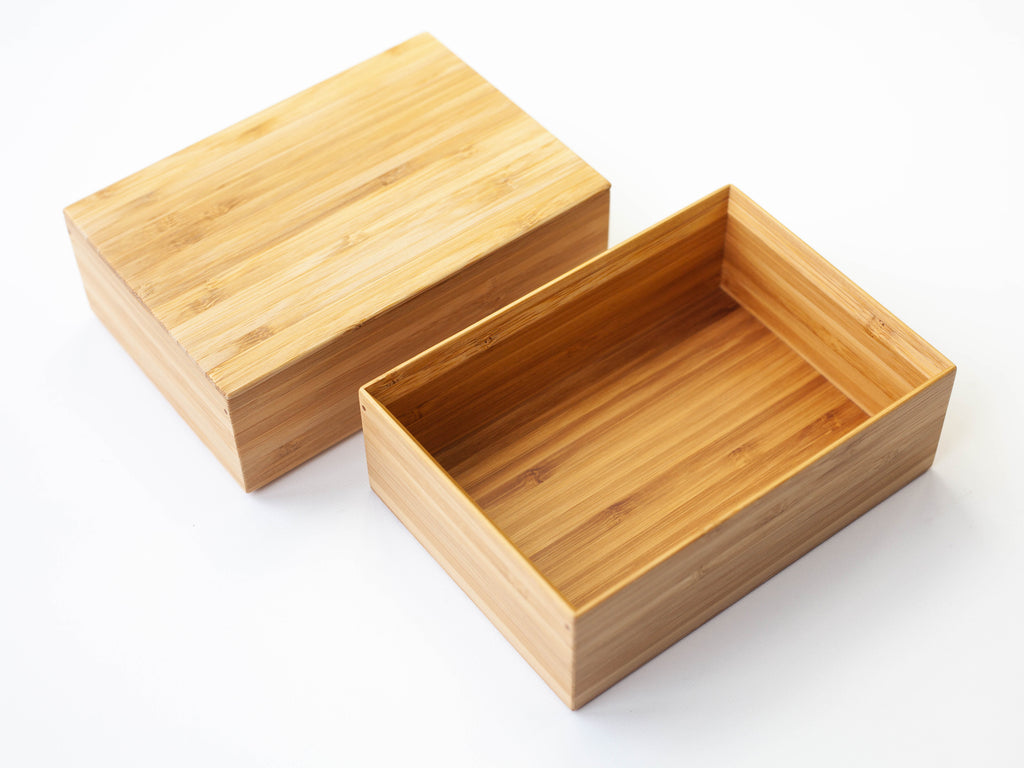 Handmade Take Bako Bento Box | Black Band - Bento&co