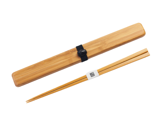 Juego de palillos de bambú | Negro 