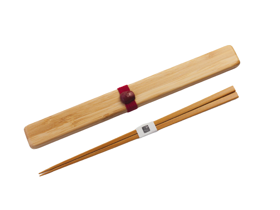 Bamboo Chopsticks Set | Red