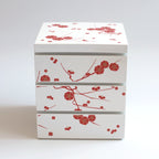Plum Blossom Bento Box | White (15cm)