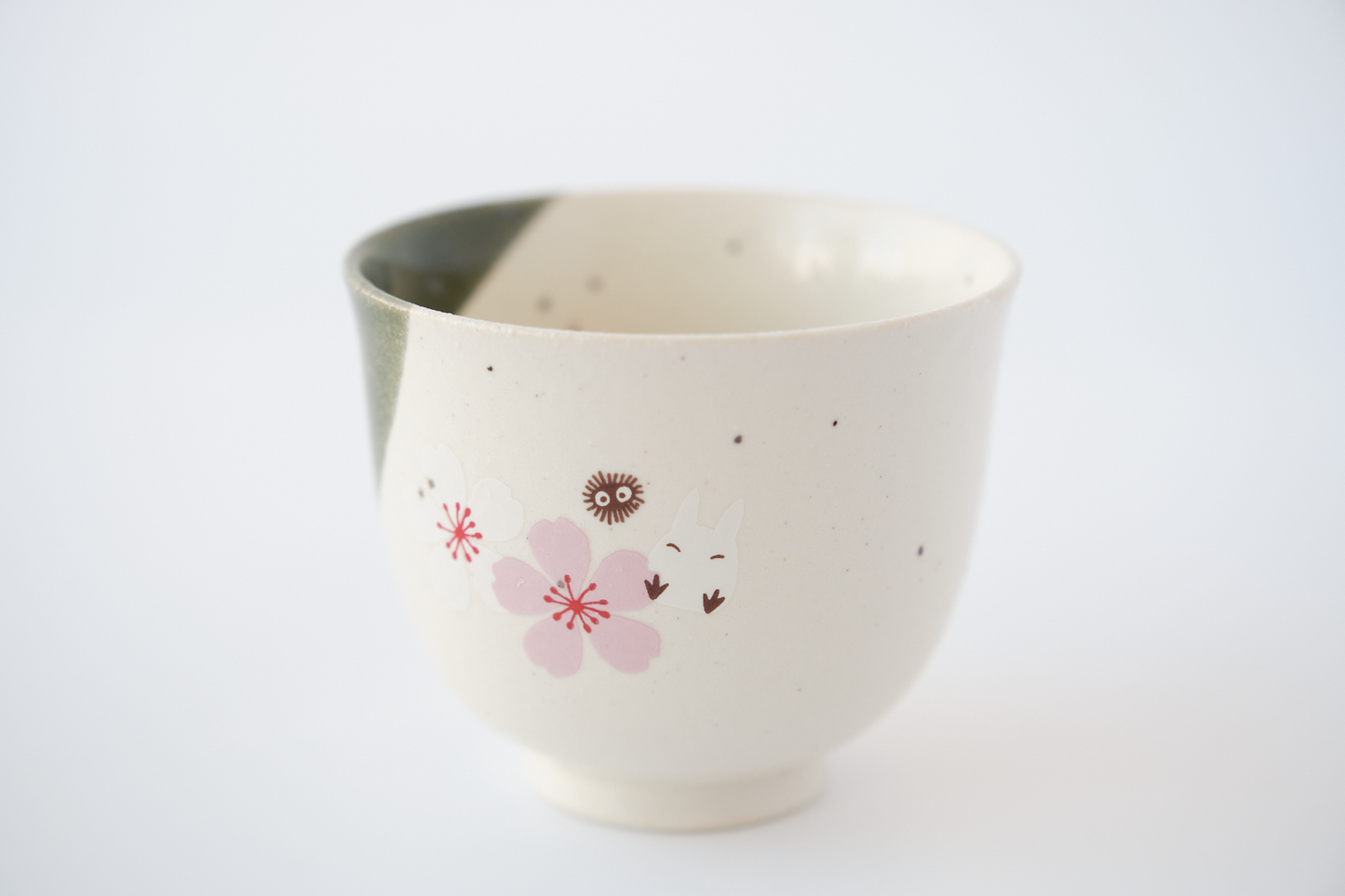 Totoro Mino Yaki Sakura Japanese Tea Cup