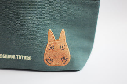 Totoro Tote Bag Denim x Cork