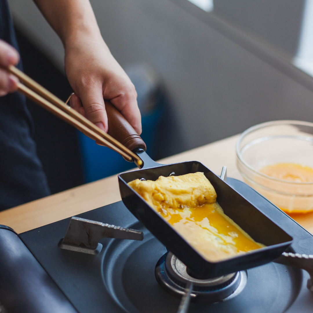 Tamagoyaki Pan Sanjo Iron Chitose 14x18cm Made in Japan