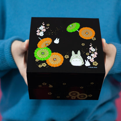 Caja de picnic de dos niveles Wagasa Totoro (15 cm)