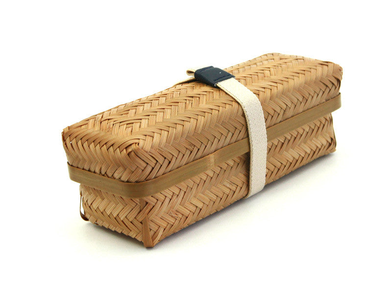Weaved Bamboo Bento Box | Long by Yamaki - Bento&co Japanese Bento Lunch Boxes and Kitchenware Specialists