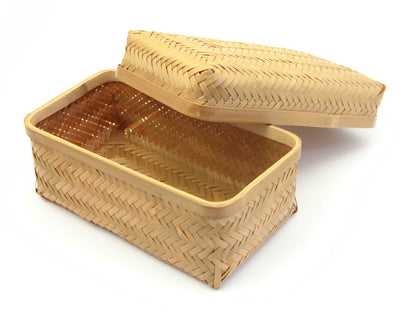 Weaved Bamboo Bento Box | Slim by Yamaki - Bento&co Japanese Bento Lunch Boxes and Kitchenware Specialists