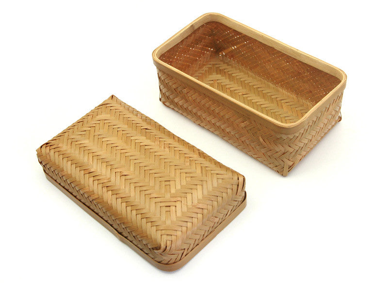 Weaved Bamboo Bento Box | Slim by Yamaki - Bento&co Japanese Bento Lunch Boxes and Kitchenware Specialists