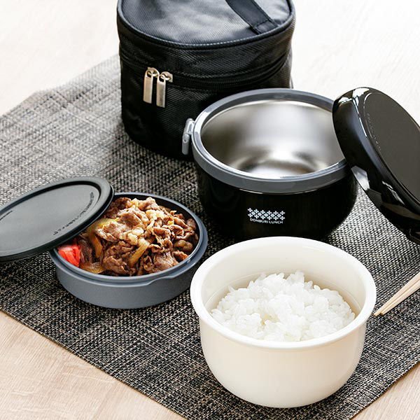 Hot Food Container For Round Heated Bento New Stainless Steel Thermal Lunch  Box