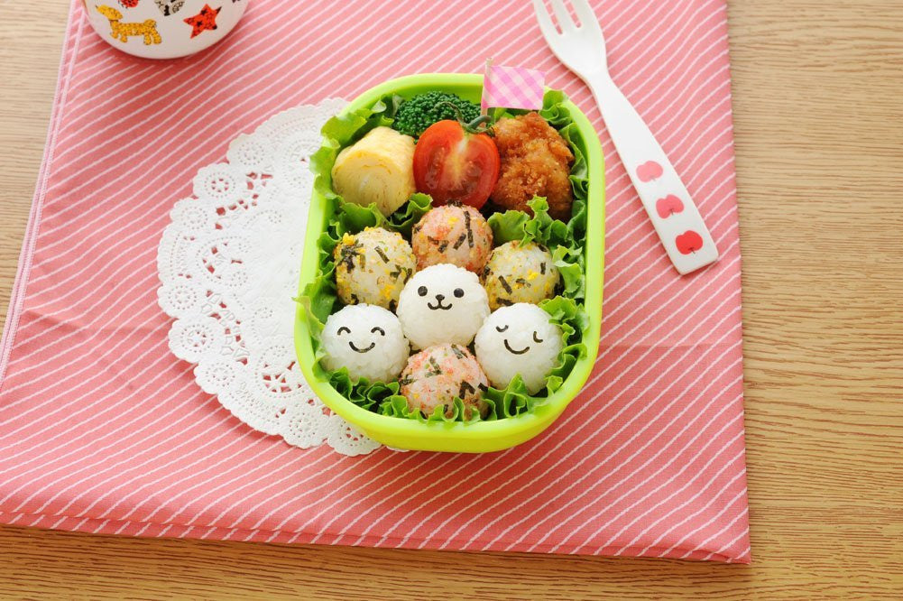 Baby Rice Ball Faces Onigiri Set | Cute rice balls, molds – Bento&co