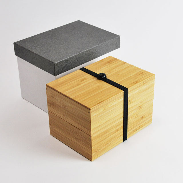 Handmade Take Bako Bento Box | Black Band - Bento&co